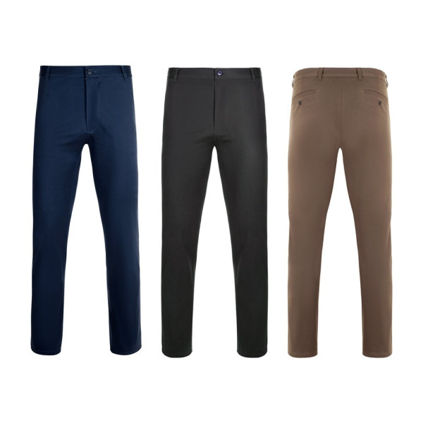 VL VISHNU. Uniseks stretch chinobroek (260g/m²) van katoen (98%) en elastaan (2%)